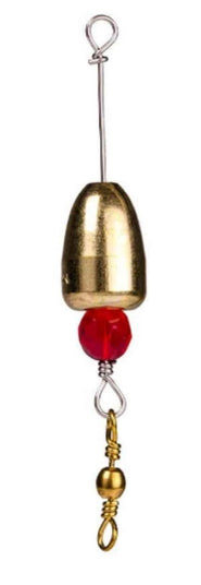 STRIKE KING EZ-RIG CAROLINA RIG SINKER- BRASS 3/4OZ