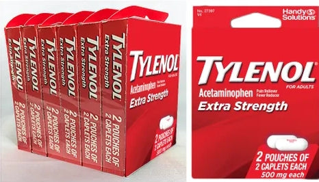 TYLENOL EXTRA STRENGTH 500MG 4CT