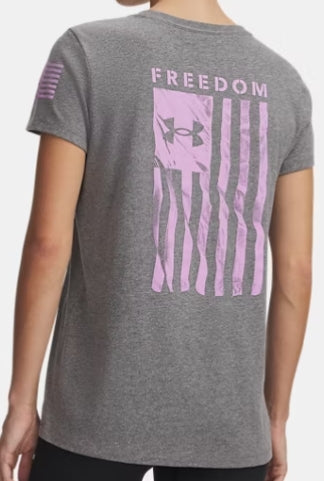 UNDER ARMOUR WOMENS FREEDOM FLAG T-SHIRT