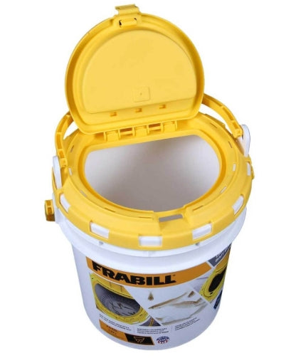 FRABILL 2GAL DRAINER BAIT BUCKET 2PC W/ BRACKET LID