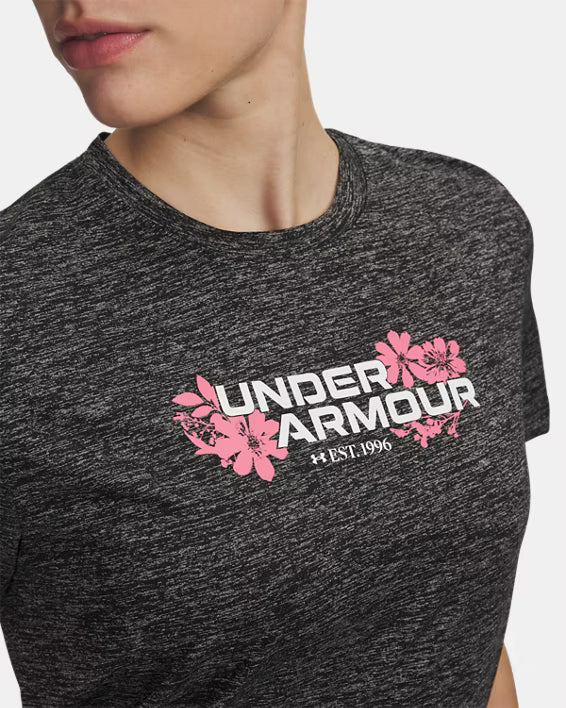 UNDER ARMOUR WOMENS TECH TWIST GRAPHOC SSC