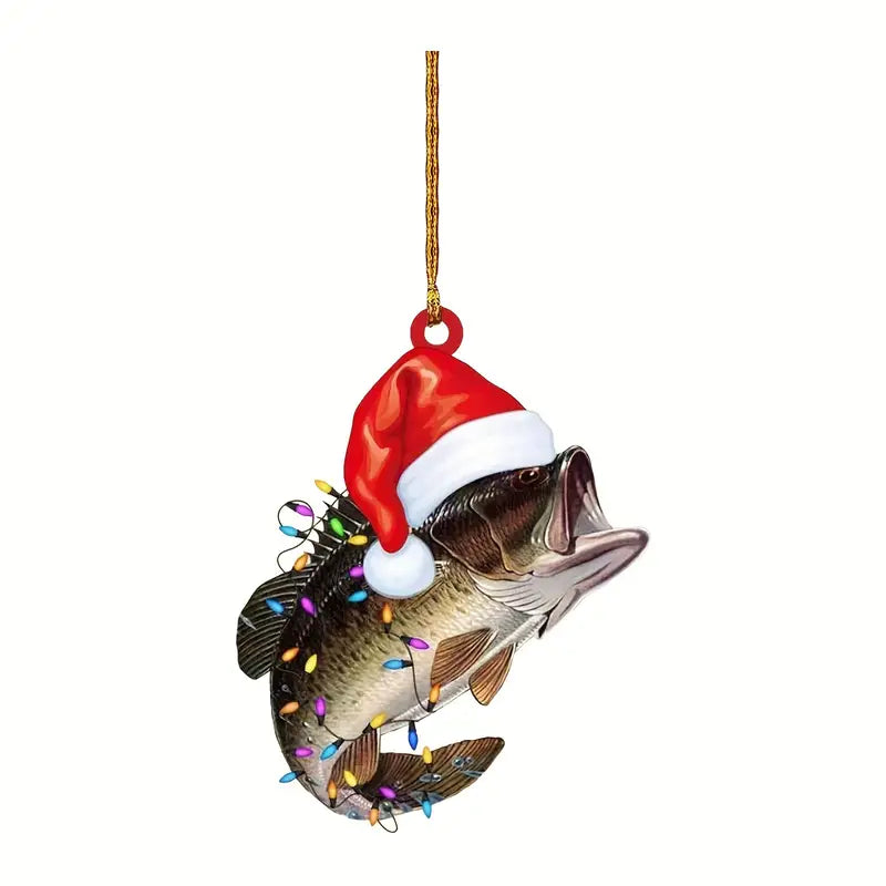 BASS FISHING ORNAMENTS