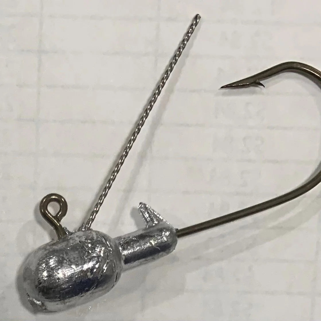 ARKIE LURES WEEDLESS TUBE GRUB JIG HEAD