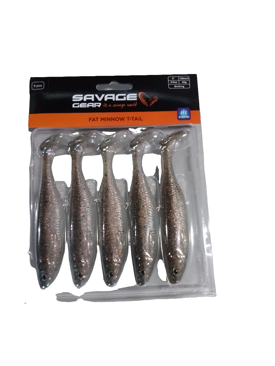 SAVAGE GEAR FAT MINNOW T-TAIL