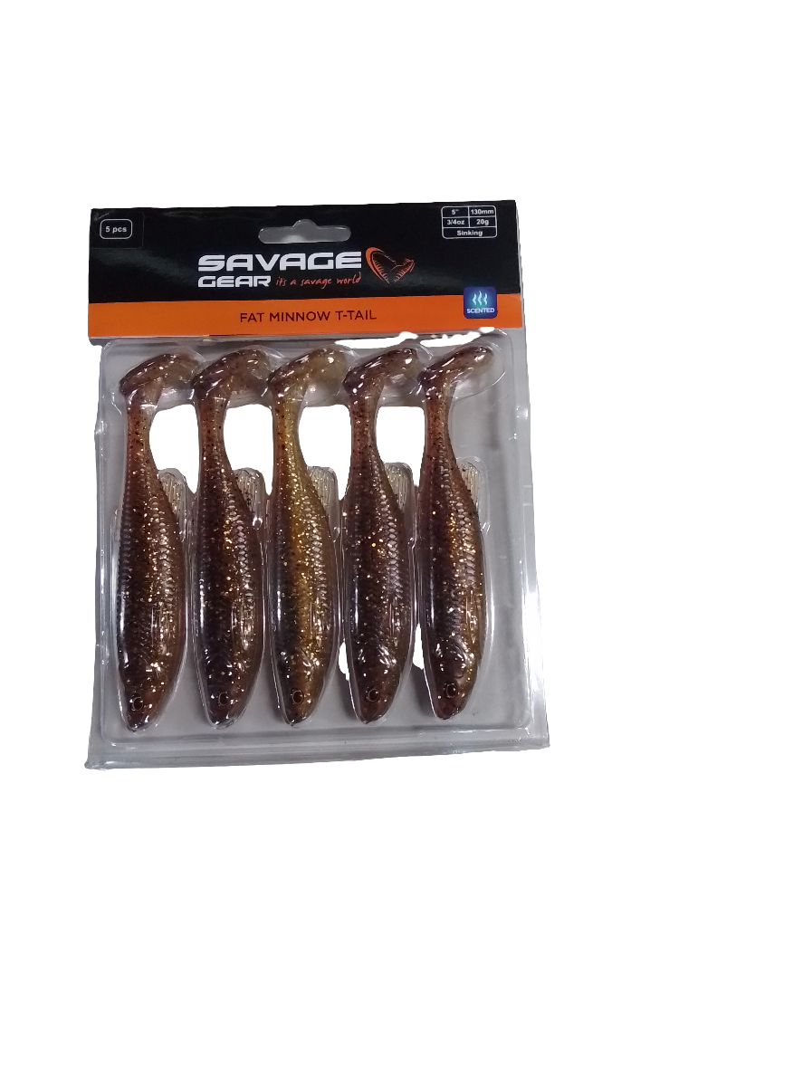 SAVAGE GEAR FAT MINNOW T-TAIL
