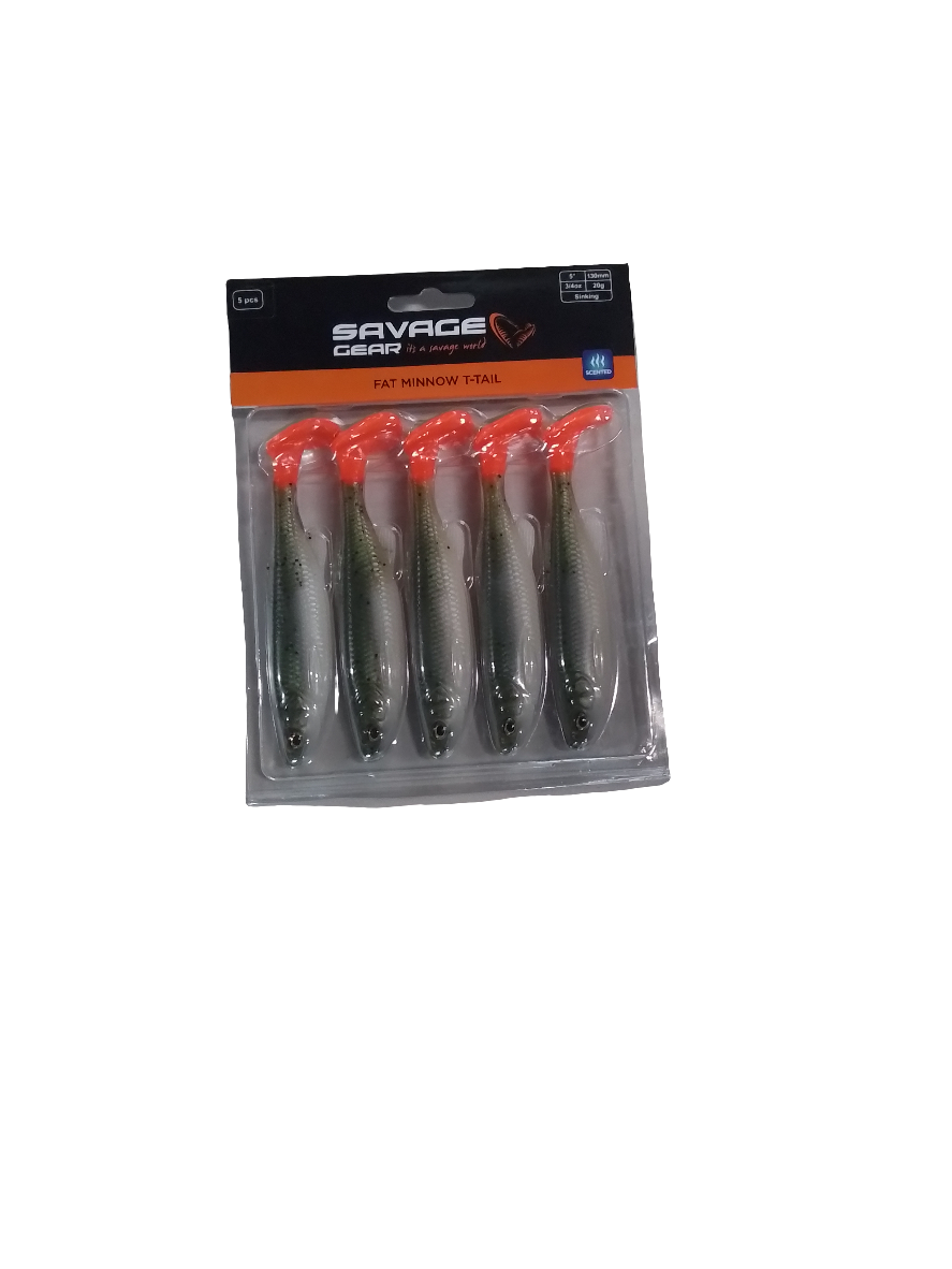 SAVAGE GEAR FAT MINNOW T-TAIL