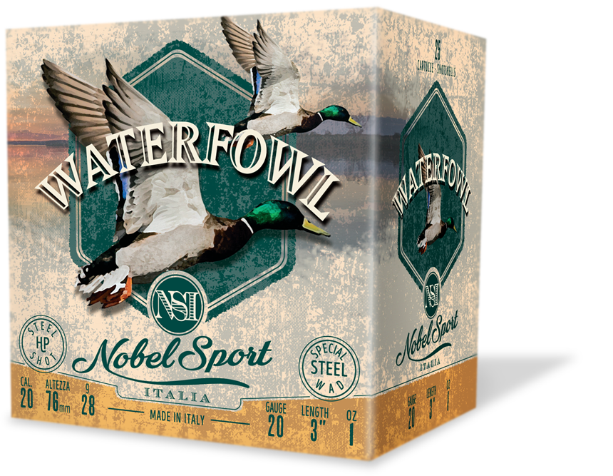NOBEL SPORT WATERFOWL 20GA AMMO 3" 1450 FPS