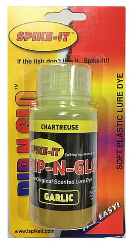 SPIKE-IT DIP-N-GLO GARLIC SCENTED LURE DYE 2oz