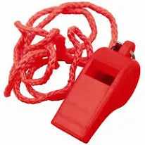 MARPAC POLICE STYLE WHISTLE WITH LANYARD