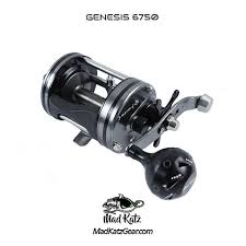 MAD KATZ GENESIS 6750 DARK KNIGHT BAITCAST REEL