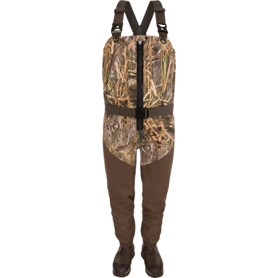 DRAKE UNINSULATED GUARDIAN ELITE FRONT ZIP WADERS HABITAT