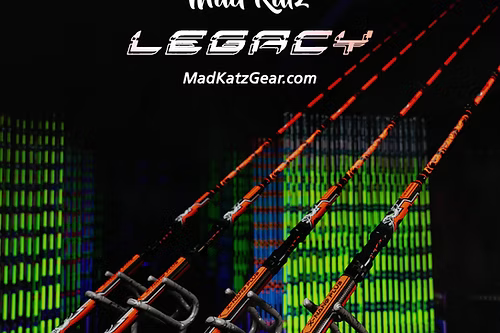 MAD KATZ ORANGE INFERMO LEGACY (ITGLOWS) CASTING ROD