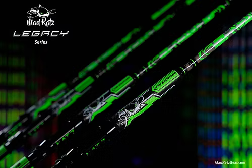 MAD KATZ GREEN LEGACY SPINNING ROD (IT GLOWS)