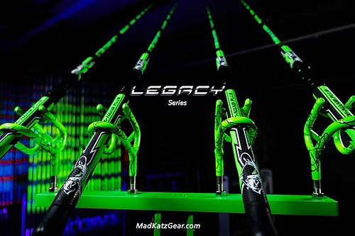MAD KATZ GREEN LEGACY SPINNING ROD (IT GLOWS)
