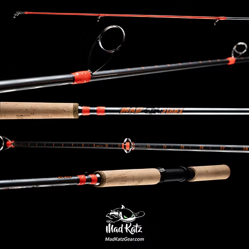 MAD KATZ MAD SLABZ 8' 2PC SPINNING ROD