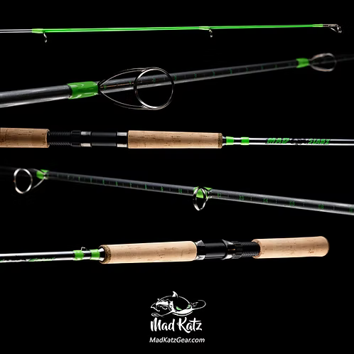 MAD KATZ MAD SLABZ 8' 2PC SPINNING ROD