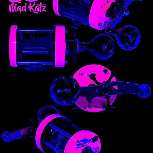 MAD KATZ GENESIS 6750 PINK MAGENTA GLOW REEL