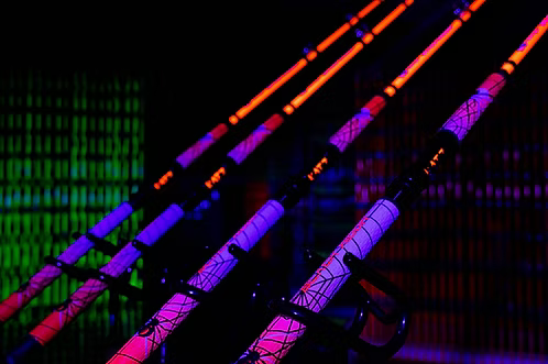 MAD KATZ THE BLACK WIDOW LEGACY ROD (IT GLOWS)