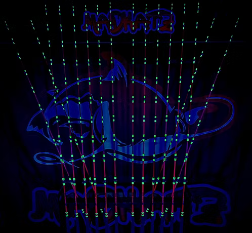 MAD KATZ SMASH SPINNING ROD (IT GLOWS)