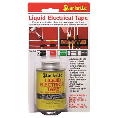 STAR BRITE LIQUID ELECTRICAL TAPE 4 OZ RED