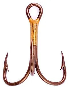 EAGLE CLAW BRONZE 2X TREBLE HOOKS 20PCK