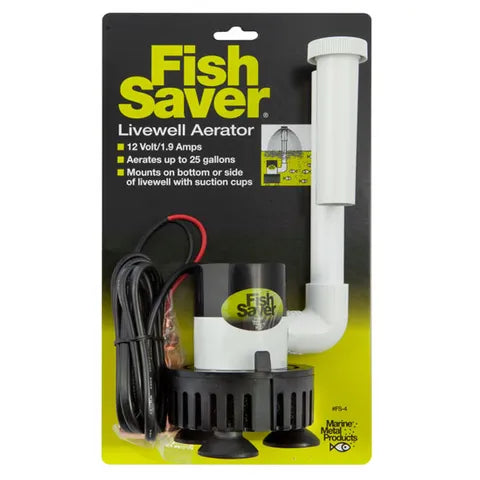 MARINE METAL FISH SAVER LIVEWELL AERATOR SYSTEM
