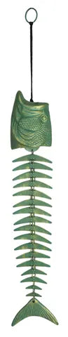 RIVERS EDGE METAL BASS WIND CHIMES