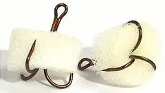 HOG WILD SPONGE TREBLE HOOKS 2PK/12PK