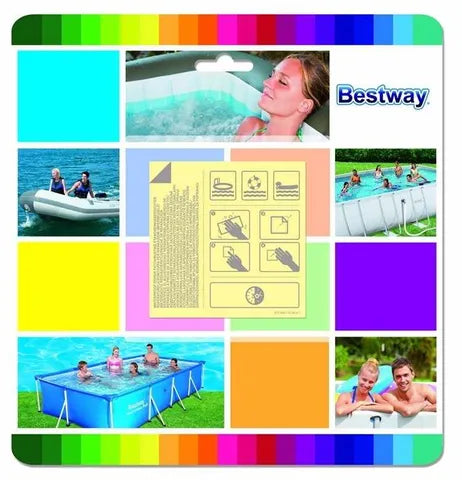 BESTWAY UNDERWATER ADHESIVE REPAIR PATCH 10PK