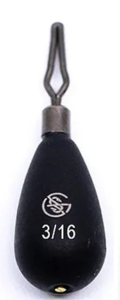 GOOGAN BAITS DROP SHOT TUNGSTEN WEIGHT 3PCK
