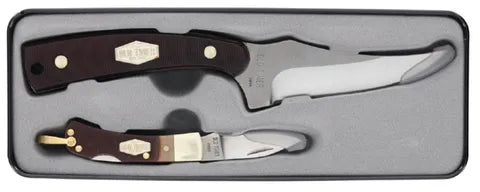 OLD TIMER 2PC SHARPFINGER/FOLDING KNIFE TIN SET