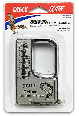 EAGLE CLAW SCALE & TAPE MEASURE 28LBS