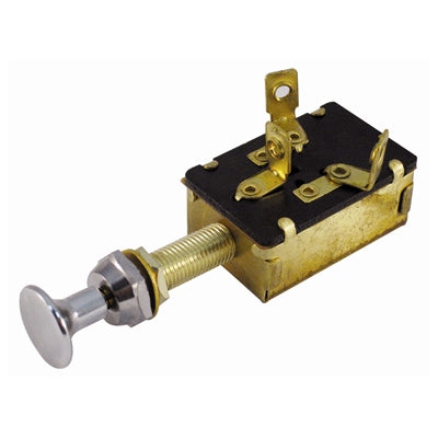 MARPAC BRASS PUSH/PULL SWITCH 3POS