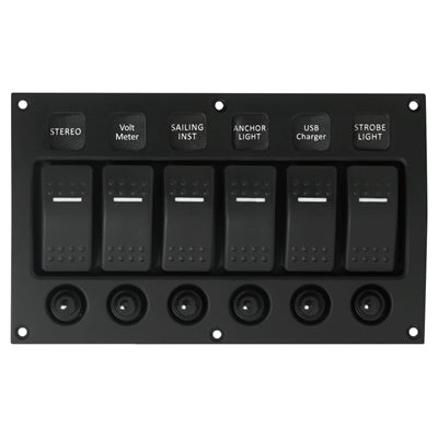 MARPAC WATER RESISTANT CURVED SWITCH PANEL