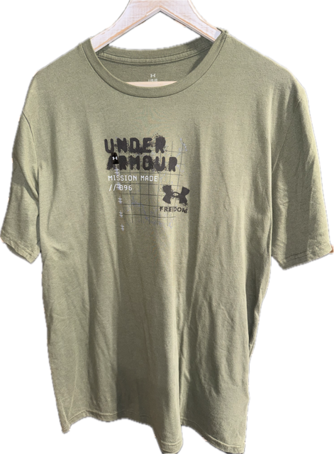 UNDER ARMOUR MENS FREEDOM SERVICE MADE T-SHIRT 50% OFF