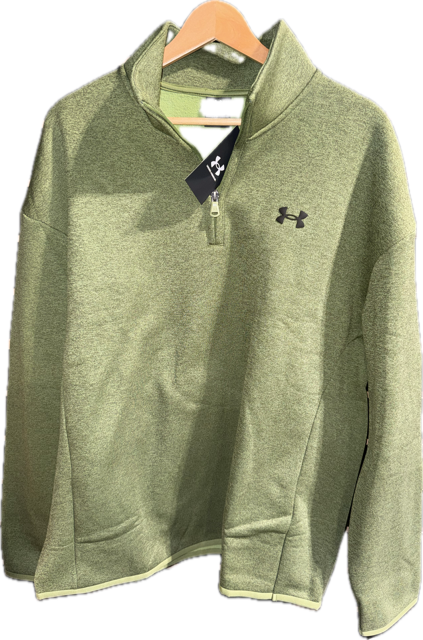 UNDER ARMOUR MENS FLEECE TWIST 1/4 ZIP 50% OFF