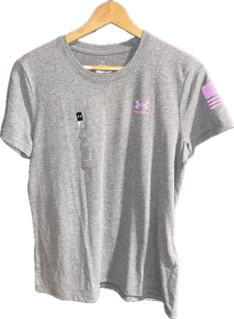 UNDER ARMOUR WOMENS FREEDOM FLAG T-SHIRT 50% OFF