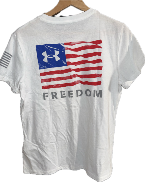 UNDER ARMOUR WOMENS FREEDOM BANNER SHIRT 50% OFF