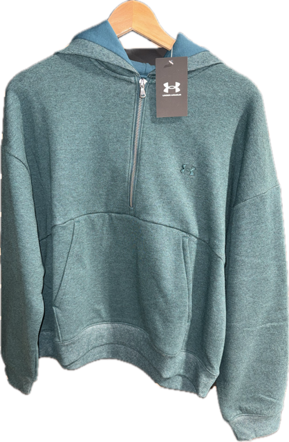 UNDER ARMOUR WOMENS ICON FLEECE HALF-ZIP HOODIE 50% OFF