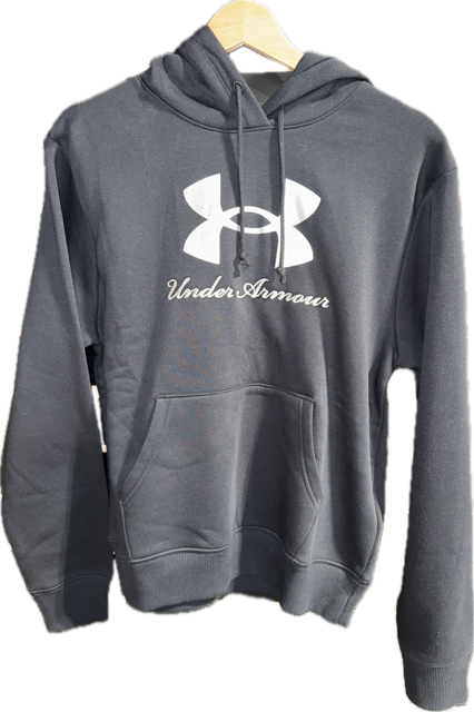 UNDER ARMOUR WOMENS RIVAL FLC SHIMMER HOODIE 50% OFF