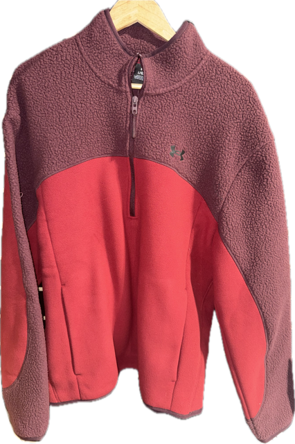 UNDER ARMOUR MENS BASECAMP HALF ZIP FLEEZE PULLOVER 50% OFF