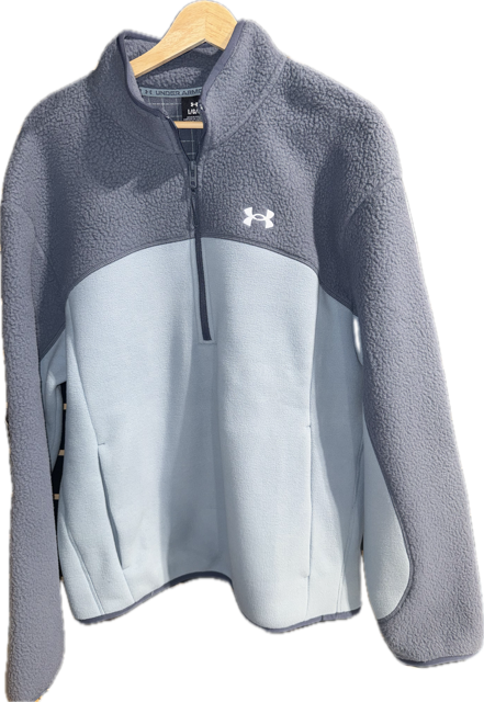 UNDER ARMOUR MENS BASECAMP HALF ZIP FLEEZE PULLOVER 50% OFF