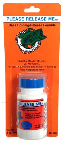 PLEASE RELEASE ME- BASS HOLDING-RELEASE FORMULA 2oz