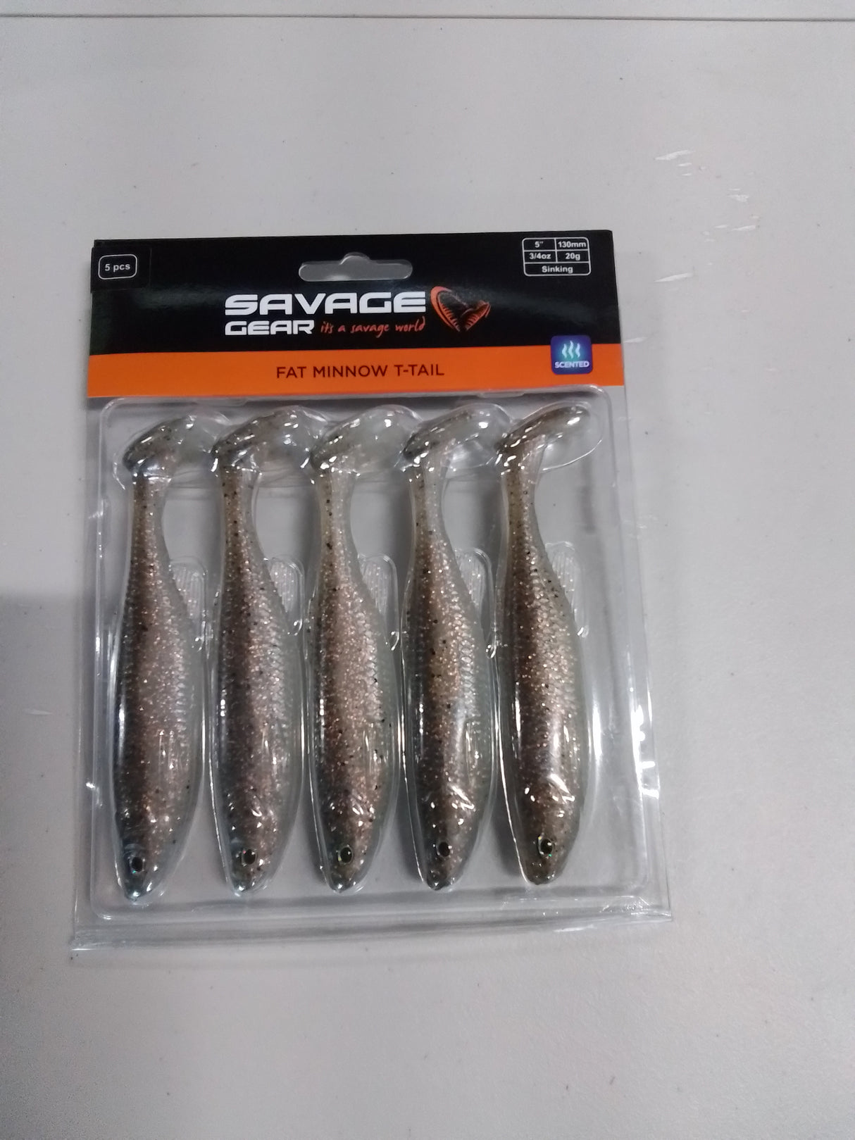 SAVAGE GEAR FAT MINNOW T-TAIL
