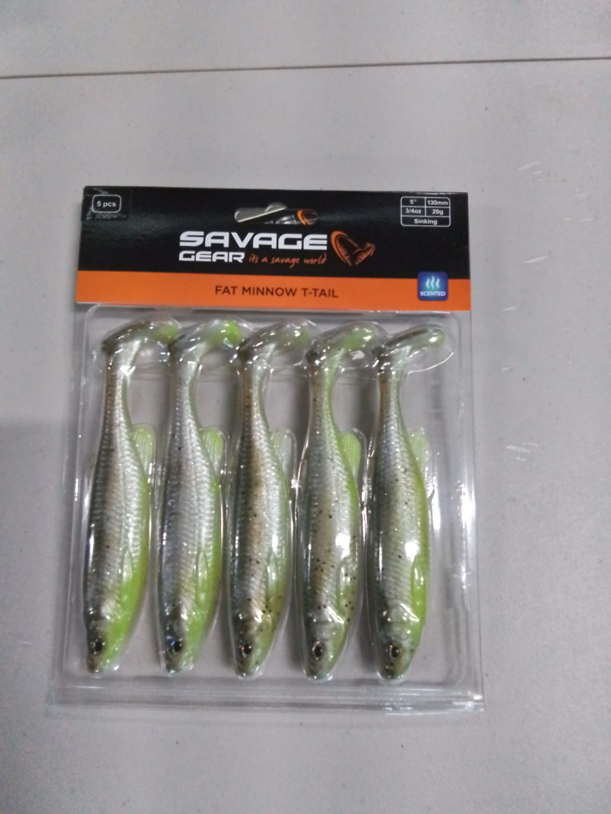 SAVAGE GEAR FAT MINNOW T-TAIL