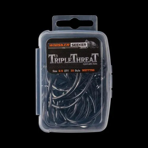 WHISKER SEEKER TRIPLE THREAT HYBRID CIRCLE HOOKS