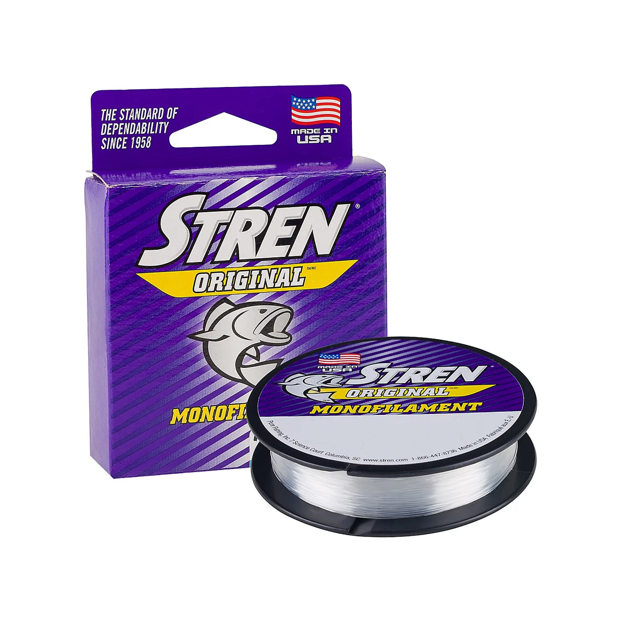 STREN ORGINAL 100 YD MONOFILAMENT FISHING LINE