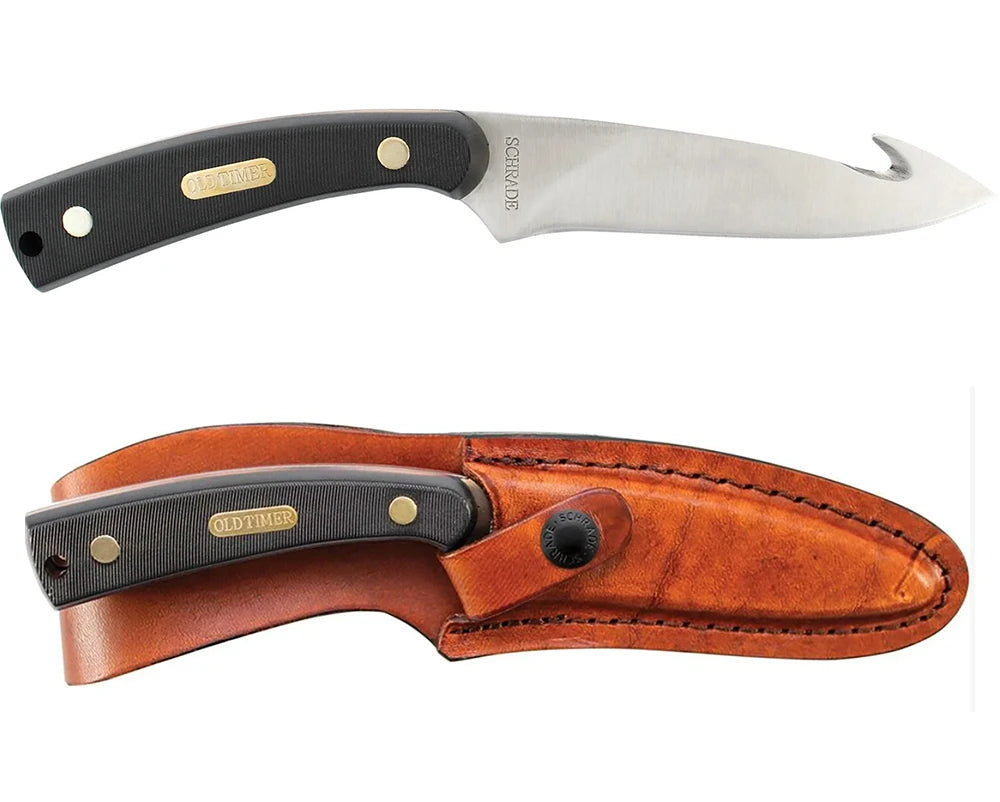 OLD TIMER KNIFE GUTHOOK SKINNER W/ SHEALTH