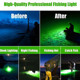 GREEN LED UNDERWATER FISH ATTRACTING LAMP 12V