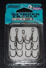 OWNER STINGER TREBLE HOOKS